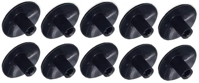 Alt view image 5 of 6 - 10pcs Black Plastics Auto Fasteners Wheel Housing/Door Trim Panel Retaining Clip Car Accessories 7703081054