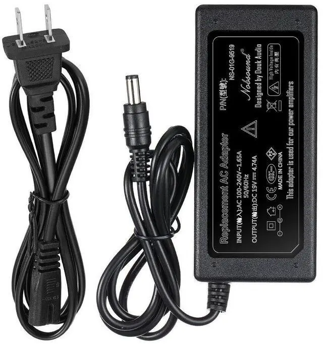 Main image of DC 19V 4.74A 90W Power Supply Power Adapter Charger Universal 100-240V 50/60Hz AC Input for Amplifier Laptop DAC