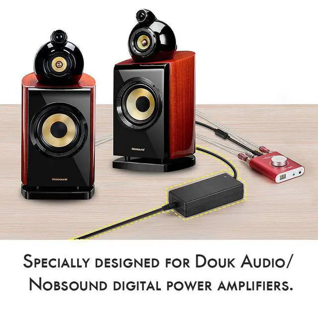 Alt view image 6 of 7 - NS-03G 100W Mono Channel Digital Power Amplifier with High-Quality 19V Power Adapter Compact Audio Amp Bundle for Passive Speaker