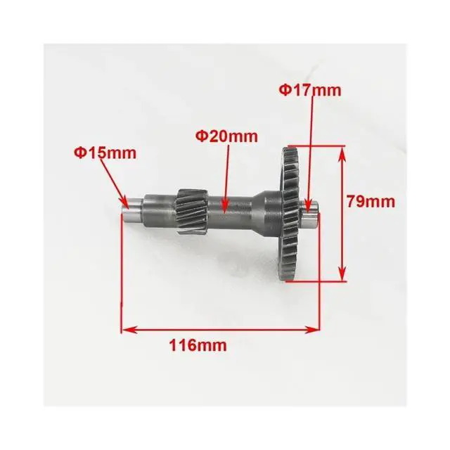 Alt view image 5 of 7 - Suitable for Reverse Gear Kit Assembly Gearbox Off-Road Quad Bike UTV GY6 150CC 200cc ATV Kart Engine Kart J(Driving Shaft Gear)