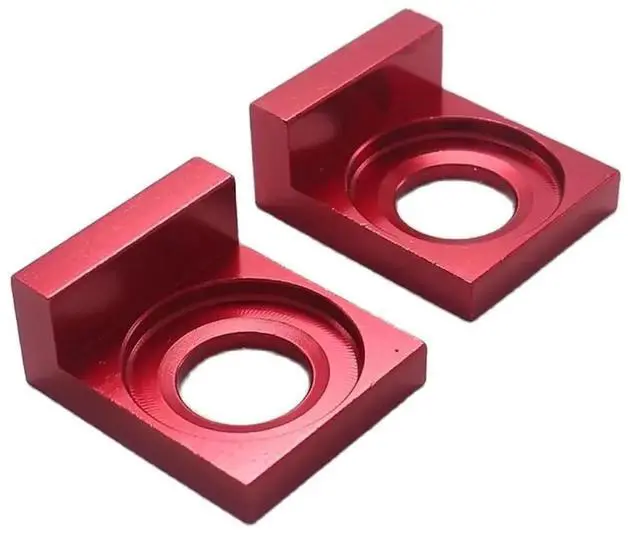 Alt view image 4 of 7 - 12mm/15mm Aluminum CNC Chain Block Axle Tensioner Adjuster for Motorcycle Pit Bike XR50 CRF70 SDG 107 125(Gold 12mm)