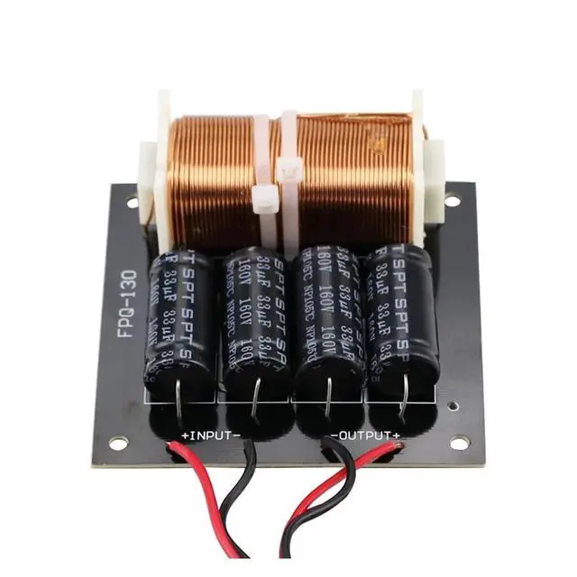 Alt view image 2 of 6 - Subwoofer Crossover with Cable 125Hz 800W Woofer Subwoofer Frequency Divider for 5-18 inch Woofer Speaker