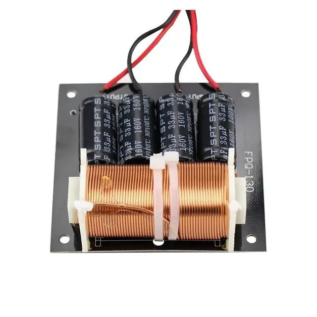 Alt view image 3 of 6 - Subwoofer Crossover with Cable 125Hz 800W Woofer Subwoofer Frequency Divider for 5-18 inch Woofer Speaker