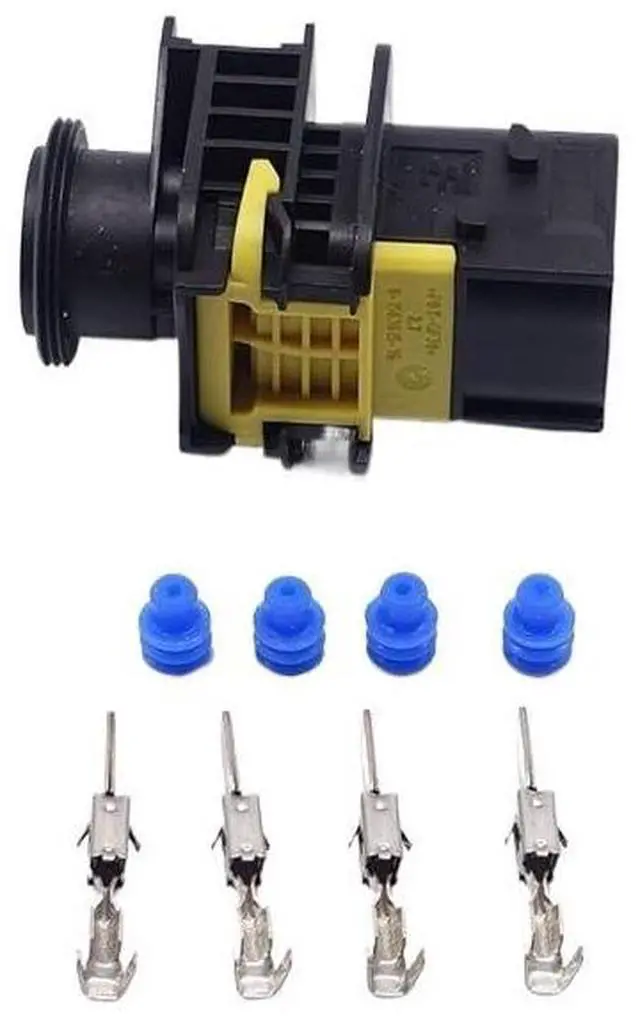 Alt view image 4 of 4 - Cars Connectors XG7046Y-3.5-11/21 4 Pin Female Water Proof Automotive Electric Connector 1-1418390-1(Female)