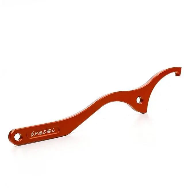 Main image of Motorcycle Rear Damping Shock Absorber Spanner Wrench Tool Fit For KTM SX SXF EXC EXCF XC XCF XCW XCFW Fit For Husqvarna FC FE TC TE(Orange)