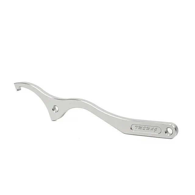 Alt view image 3 of 7 - Motorcycle Rear Damping Shock Absorber Spanner Wrench Tool Fit For KTM SX SXF EXC EXCF XC XCF XCW XCFW Fit For Husqvarna FC FE TC TE(Orange)