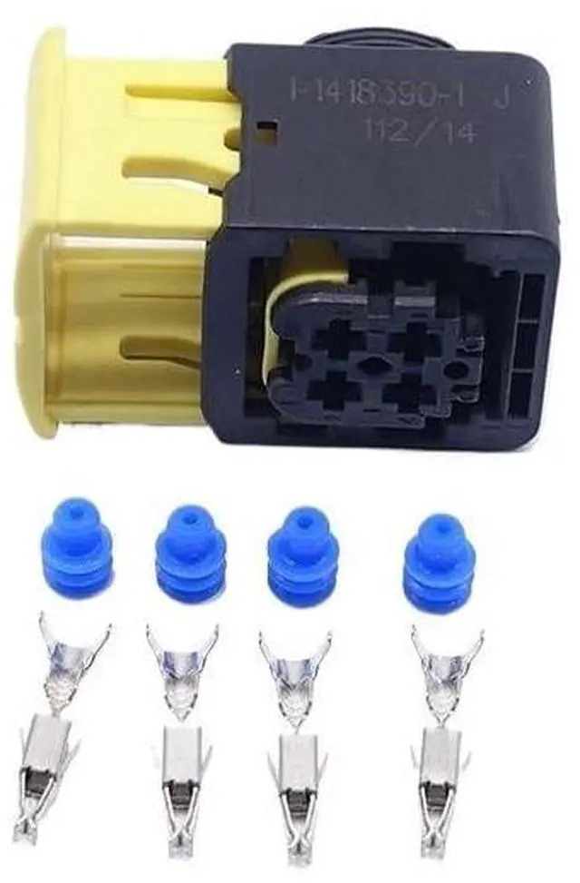 Alt view image 3 of 4 - Cars Connectors XG7046Y-3.5-11/21 4 Pin Female Water Proof Automotive Electric Connector 1-1418390-1(Female)