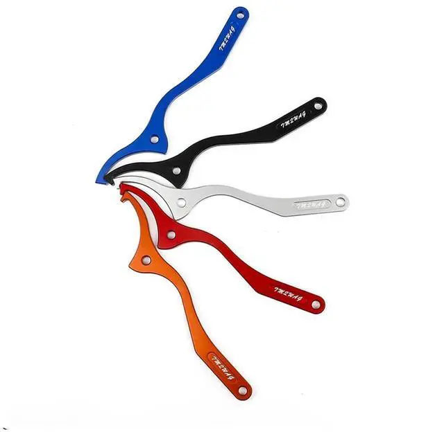 Alt view image 5 of 7 - Motorcycle Rear Damping Shock Absorber Spanner Wrench Tool Fit For KTM SX SXF EXC EXCF XC XCF XCW XCFW Fit For Husqvarna FC FE TC TE(Orange)