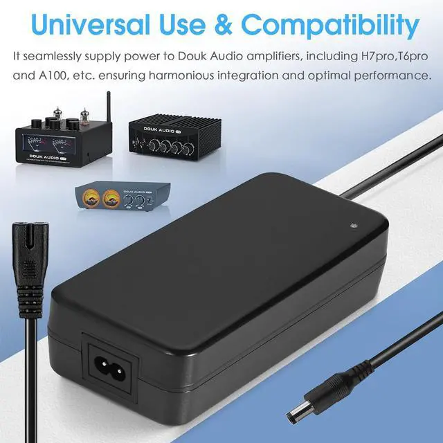Alt view image 3 of 7 - 240W 48V/5A Power Supply: AC 100-240V Adapter for Amplifiers, Speakers, 5.5x2.5mm Plug & FCC/CE Certified