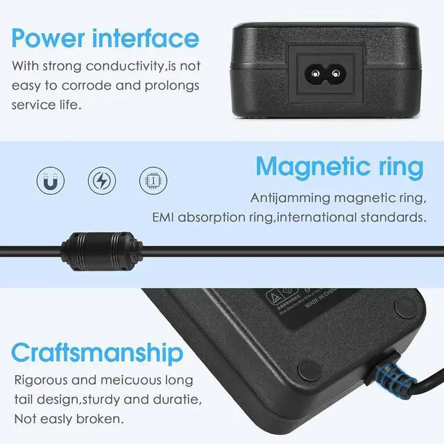 Alt view image 5 of 7 - 240W 48V/5A Power Supply: AC 100-240V Adapter for Amplifiers, Speakers, 5.5x2.5mm Plug & FCC/CE Certified