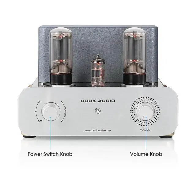Alt view image 3 of 7 - F5 Pure Class A HiFi Vacuum Tube Amplifier - Single-Ended Stereo Amp for Home Audio System with RCA Inputs