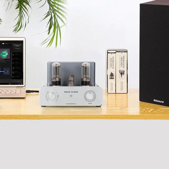 Alt view image 6 of 7 - F5 Pure Class A HiFi Vacuum Tube Amplifier - Single-Ended Stereo Amp for Home Audio System with RCA Inputs