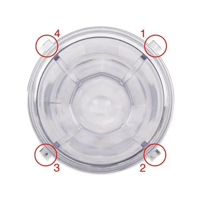 Alt view image 5 of 6 - Blender CupCompatible For Nutri Ninja Auto IQ BN801 SS101 BL480-30 BL641 Blender And 7 Fins Extractor Blade Replacement Parts