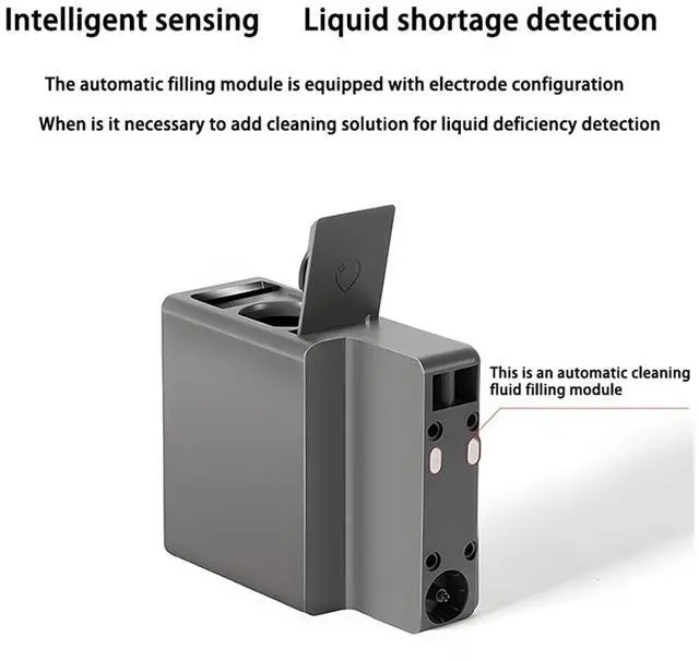 Alt view image 2 of 4 - Cleaning Solution, Compatible for Dreame X40 Ultra/S20/X30 Ultra Series, Robot Arm Series Automatic Cleaning Liquid Adding Module Sweeper Accessories.(A)