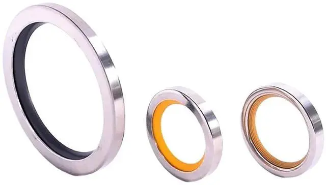 Alt view image 3 of 5 - OD:55mm stainless steel oil seal, high-pressure air compressor oil seal(Double lips,38x55x15)