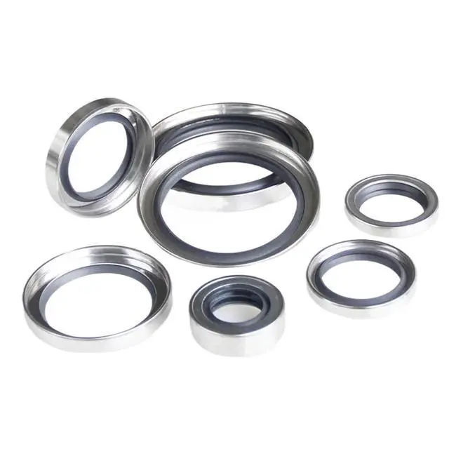 Alt view image 4 of 5 - OD:55mm stainless steel oil seal, high-pressure air compressor oil seal(Double lips,38x55x15)