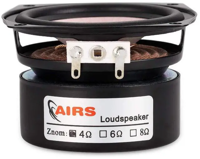 Alt view image 4 of 7 - 1PC 2.5" inch 4 ohm Hi-Fi Desktop Full Range Speaker High Sensitivity Speakers for Home & Car Auidio 8-15W