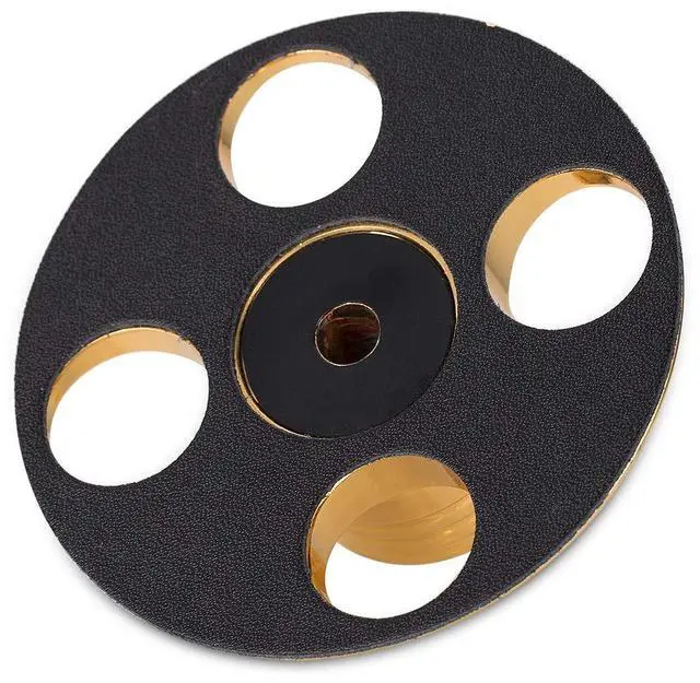 Alt view image 6 of 7 - STB-01 LP Vinyl Turntables Metal Disc Stabilizer Record Weight HiFi (Gold)