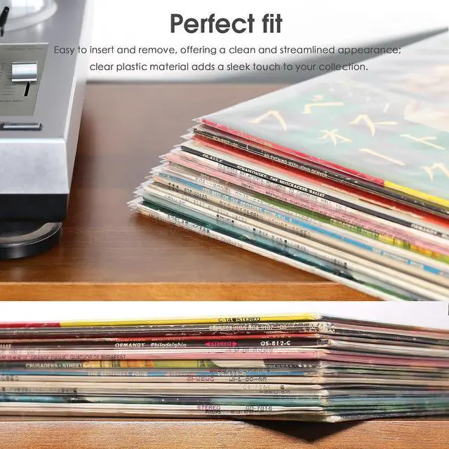 Alt view image 4 of 7 - 50PCS 12'' LP Vinyl Record Plastic Outer Sleeves Anti-Static Protection Covers