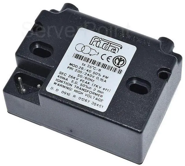 Main image of New Ignition Transformer For FIDA MOD.26/40 50% PM For Burner