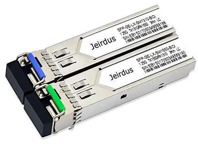 Main image of for Cisco 1Pair 3KM GLC-BX-U and GLC-BX-D 1.25G BIDI WDM SFP Module Transceiver Simplex LC 1310/1550 nm