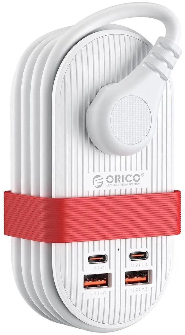 Main image of 45W Power Strip for iPhone 17 and Galaxy S25, 7 in 1 Charging Station with 3AC, 2 USB-A, 2 USB-C, 4ft Thin Extension Cord, Flat Plug Fashion Essential for Cruise Ship/Travel/Home/Dorm - TK45