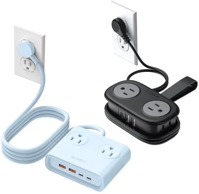 Main image of Travel Power Strip, 4 Outlets 3 USB Ports (1 USB C) with 4FT Wrapped Short Extension Cord Small Power Strip, Compact for Hotel Travel Essentials Cruise Approved-AP3