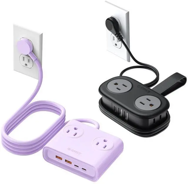 Main image of Travel Power Strip, 4 Outlets 3 USB Ports (1 USB C) with 4FT Wrapped Short Extension Cord Small Power Strip, Compact for Hotel Travel Essentials Cruise Approved-AP3