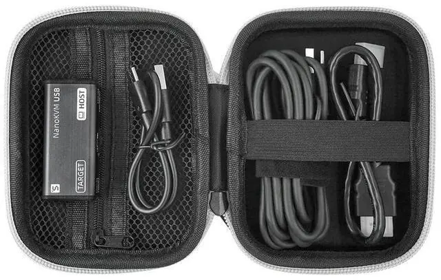 Main image of Sipeed NanoKVM-USB, 4K KVM, Finger-Sized, for Servers/SBCs, Convenient Operation and Maintenance/Tools for Multi-Device Collaboration, USB-KVM (Black,Tool Kit Package)