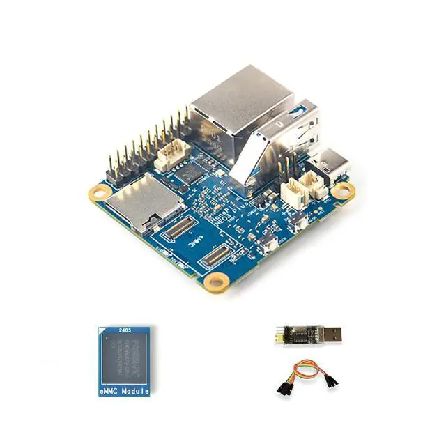Main image of FriendlyElec NanoPi NEO3 Plus RK3528A Mini Router Single Board Computer, Gigabit Ethernet,USB 3.0, Support eMMC/OpenWrt for IoT NAS Smart Home (Bare Board,1 GB RAM,with 256GB eMMC)