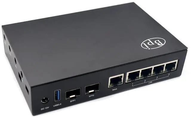 Main image of Banana Pi BPI-R3 Metal Case, Iron,350g, SMA Hole, BPI-R3 Router Development Board case