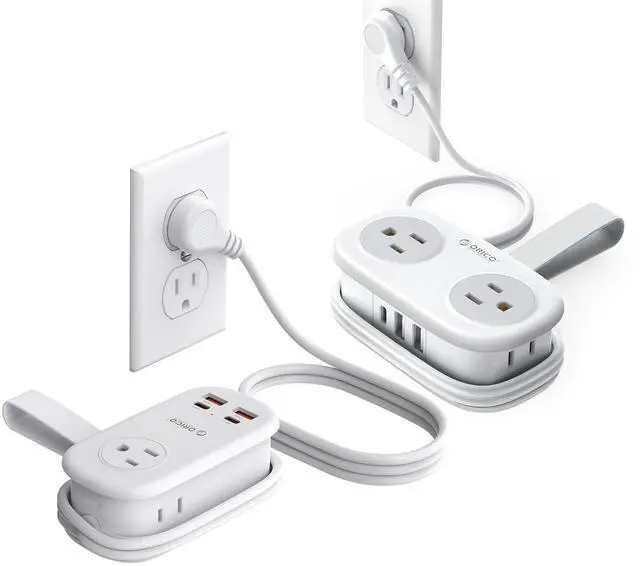 Main image of Travel Power Strip, 4 Outlets 3 USB Ports (1 USB C) with 4FT Wrapped Short Extension Cord, Compact Power Strip for Hotel Travel Essentials Cruise Approved-AP3