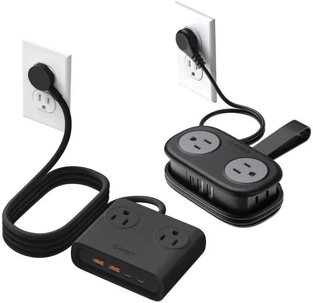 Main image of Travel Power Strip, 4 Outlets 3 USB Ports (1 USB C) with 4FT Wrapped Short Extension Cord Small Power Strip, Compact for Hotel Travel Essentials Cruise Approved-AP3