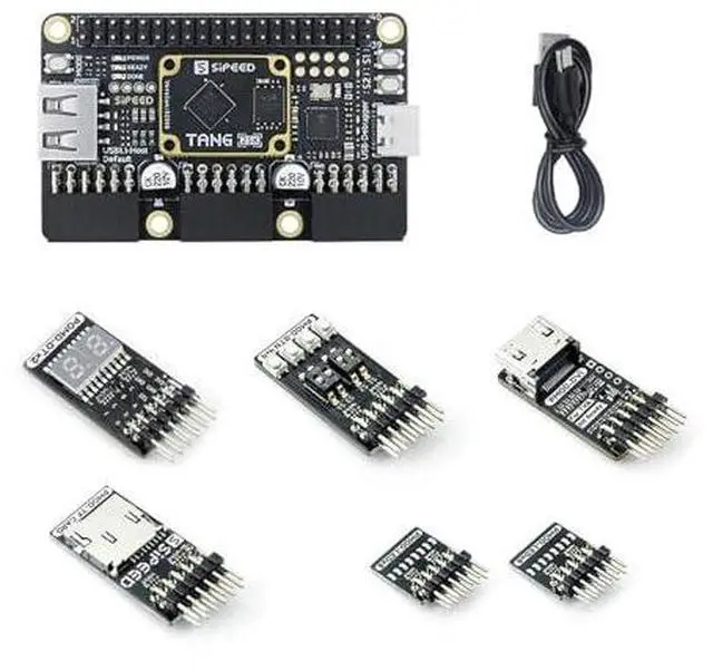 Main image of Sipeed Tang Primer 25K Dock FPGA Development Board MCU, RISCV, Modularisation, Gowin GW5A, PMOD SDRAM, 23K LUT4, MIPI 2.5Gbps (25K Pmod Paket)