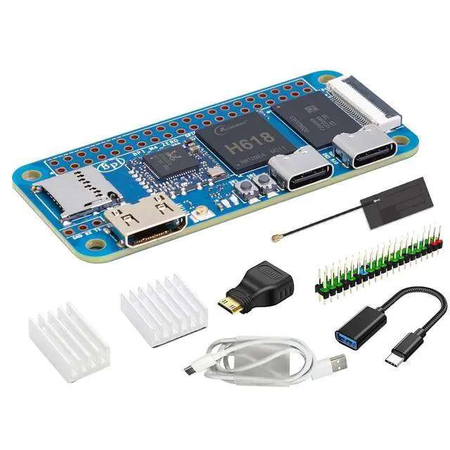 Main image of Banana Pi BPI-M4 Zero Single Board Computer, 4G RAM 32G eMMC, 1.5GHz Allwinner H618 Quad-Core CPU, Support 4K Display Run Ubuntu, Pi Zero 2W Alternative (Standard)