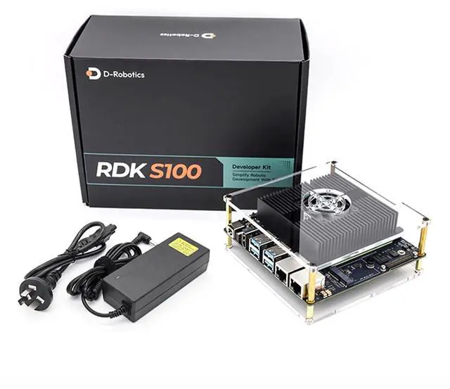 Main image of RDK S100 Development Board Robot Kit, ROS, 6xARM Cortex-A78AE CPU, AI Development, Sweet Potato Robot, Up to 80 Tops of Computing Power (Standard Kit)