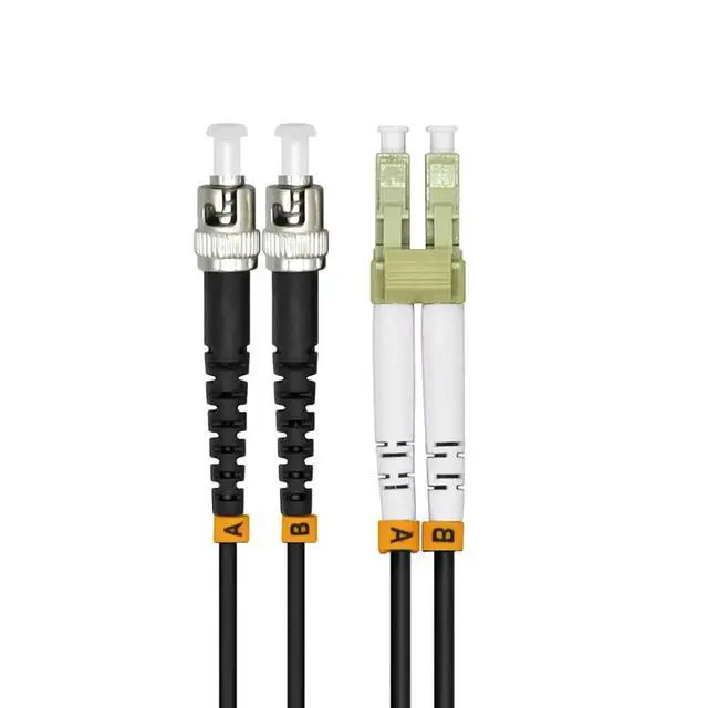 Main image of 75m LC to ST 10G OM3 Outdoor Armored Duplex 50/125 Fiber Optic Cable Jumper Optical Patch Cord Multimode 75meters 245ft LC-ST