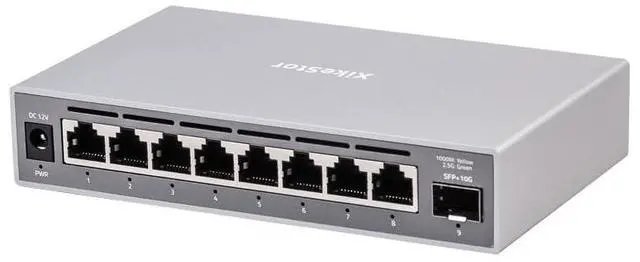 Main image of 9-Port 2.5G Ethernet Switch,Web Managed Network Switch, VLAN/QoS/STP/IGMP/LACP Supported, Aluminum Housing,for NAS/PC Gaming/WiFi 6 AP | Plug & Play,Desktop/Wall-Mount