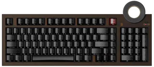 Main image of ATM 98 Wireless Custom Silent Mechanical Keyboard, 98 Key Tri-Mode 2.4G Bluetooth Wireless Ergonomic RGB PC Computer Keyboard, Office Accessories, Hotswappable Switch - Night Ink