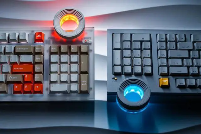 Alt view image 4 of 7 - ATM 98 Wireless Custom Mechanical Keyboard, HiFi Silent Gasket Mount Keyboard with Smart Knob, Full Size Tri-Mode Creamy Keyboard, Hot-swap, CNC Aluminum, Programmable RGB - Frost Whisper