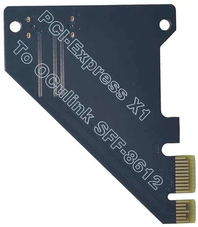 Alt view image 4 of 5 - PCIe 4.0 x1 to Oculink SFF-8612 Adapter SFF-8611 External Graphics Card for GPU Dock, eGPU, NVMe SSD