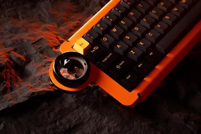 Alt view image 7 of 7 - Ice Ring 63 RT HE Magnetic Wired Gaming Keyboard, 0.01mm Accuracy, 0.125ms Latency, TTC KOM Hall Effect Magnetic Switches, Lightweight All-Metal, RGB Gaming Accessories Starburst Orange