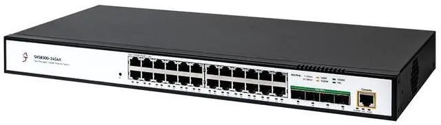 Main image of 28-Port Gigabit PoE++ Layer 3 Managed Switch, 24 x PoE+ Ports (30W Each) & 4 x 10G SFP+, 400W Total Power, Supports VLAN, Link Aggregation, QoS, ACL, IGMP for Business Networking