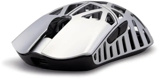 Alt view image 3 of 5 - WLMOUSE Beast X Pro Ultra-Light 39g Magnesium Gaming Mouse, PAW3950 HS Sensor, 8K Polling Rate, 30000 DPI,OM & TTC Switches, Customizable Side Panels.(Silver(TTC Switch-Side Slits))