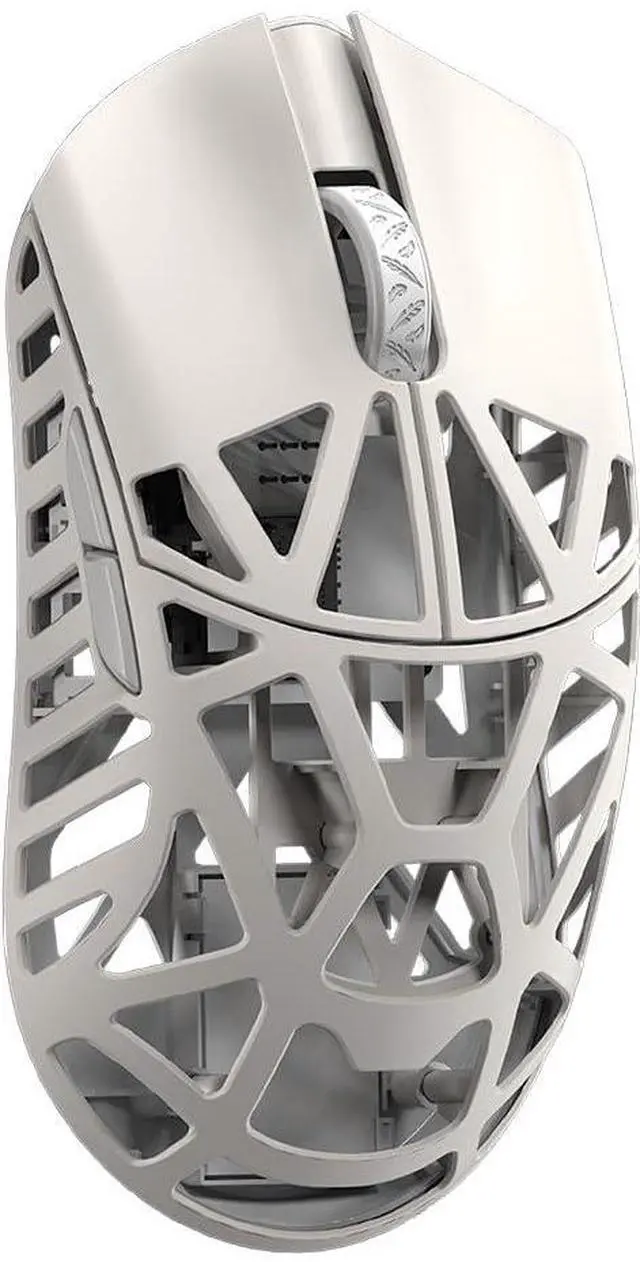 Main image of WLMOUSE Beast X Max Wireless Gaming Mouse - 8KHz Polling Rate, 42g Magnesium Alloy, PAW3950HS Sensor, Customizable DPI, OM & TTC Switches P2 (Milk White(OM Switch))