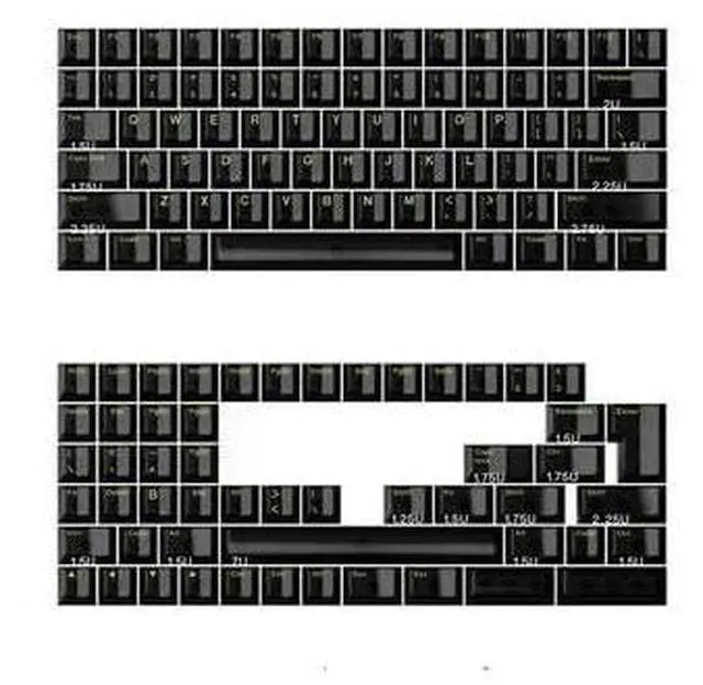 Main image of Dark Glacier Keyboard Custom keycaps Set Transparent ICY Sensation Supports Various Layouts 60%, 65%, 75%, VA68, 80%(only Standard Layout R4 1.5U is Supported) (Green)