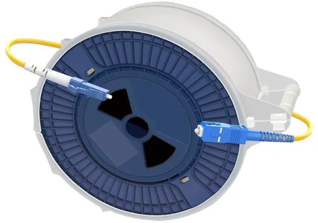 Main image of G652D Singlemode Bare Optical Fiber 6KM with LC/UPC to SC/UPC Connector, Low Water Peak Fiber Reel, 1310/1550nm ITU-T OTDR Bare Optic Spool,for Telecom, FTTH and CATV Transmission