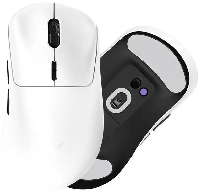 Alt view image 5 of 6 - VT MAX Lightweight Wireless Gaming Mouse, PAW3950 Ultimate Sensor,750H Battery Life, 8K Polling, 45K DPI, Dual-Mode 2.4G/USB-C, Esports Grade Performance Mouse for PC/Mac (VT3 MAX, White)