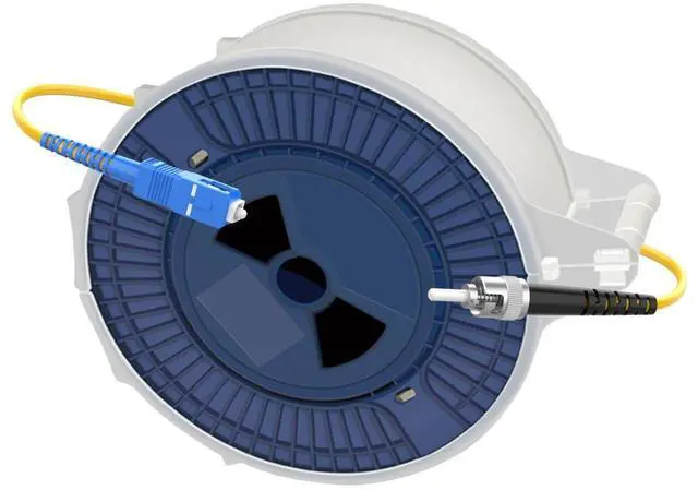 Main image of G652D Singlemode Bare Optical Fiber 3KM with SC/UPC to ST/UPC Connector, Low Water Peak Fiber Reel, 1310/1550nm ITU-T OTDR Bare Optic Spool,for Telecom, FTTH and CATV Transmission