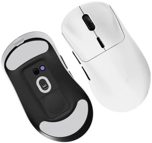 Alt view image 6 of 6 - VT MAX Lightweight Wireless Gaming Mouse, PAW3950 Ultimate Sensor,750H Battery Life, 8K Polling, 45K DPI, Dual-Mode 2.4G/USB-C, Esports Grade Performance Mouse for PC/Mac (VT3 MAX, White)